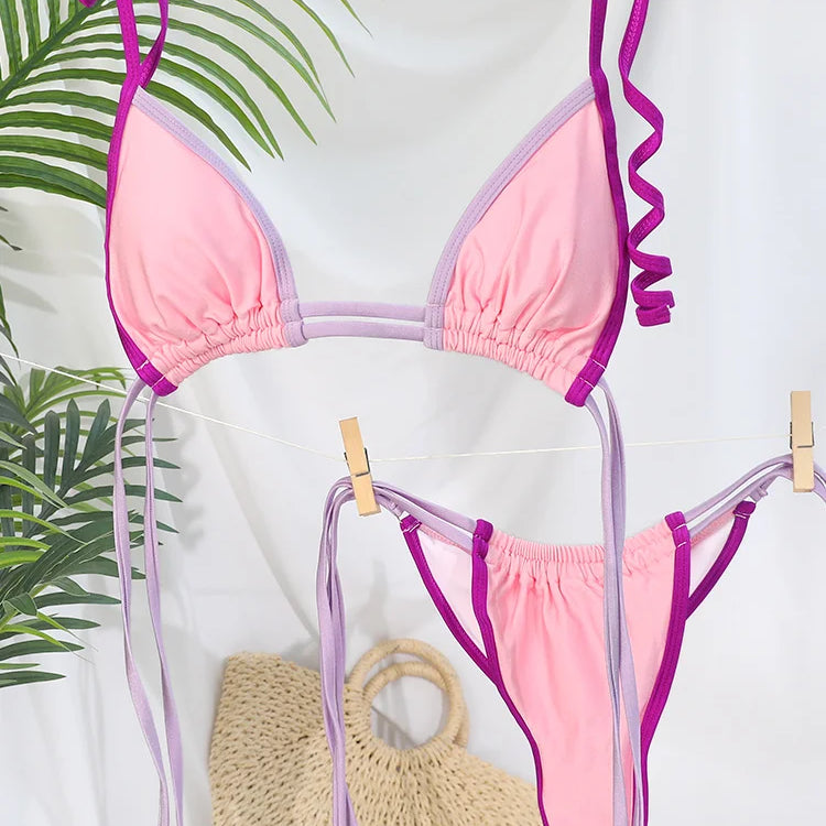 Tropical Sunset Vibes String Two-Piece