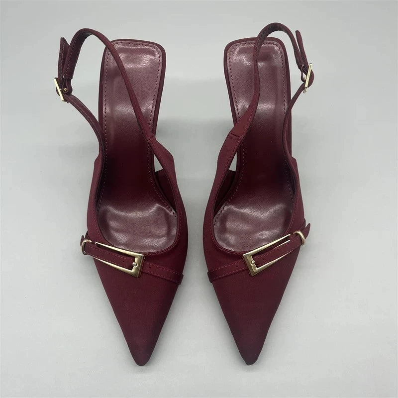 Elegant Pointed Toe Slingback Shoes
