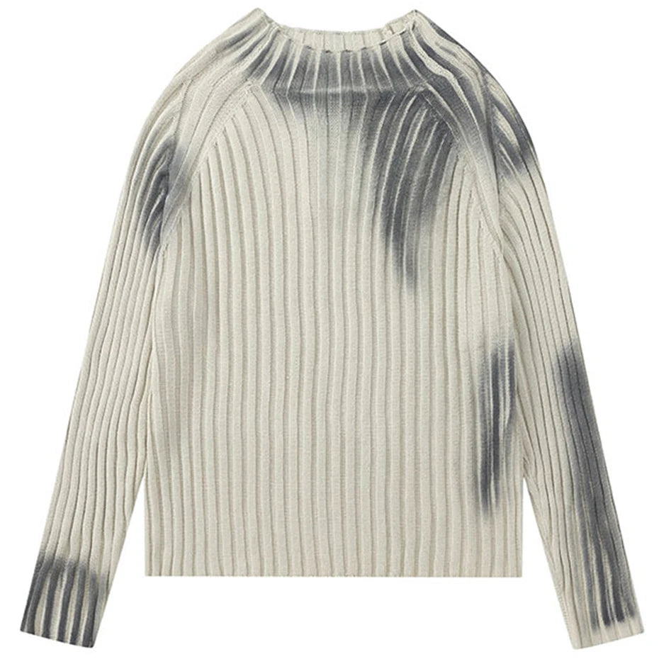Tie Dye Y2K Pullover Sweater