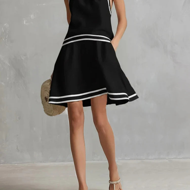 Classic Chic Sleeveless Mini Dress