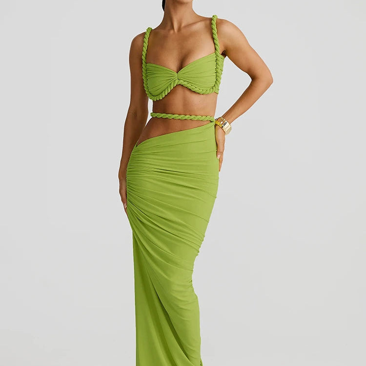 Pace Yourself For Me Skirt Set