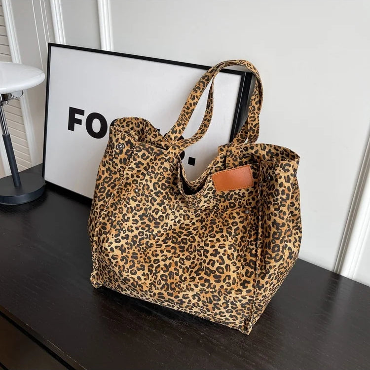 Casual Leopard Large Capacity Shoulder Bag