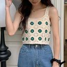 Bloom With Bite Crop Top