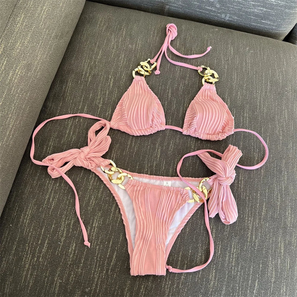 Chained Triangle String Bikini