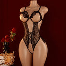 Lace Hollow Out Crotchless Teddies