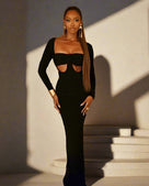 Poppin’ Petals Long Dress