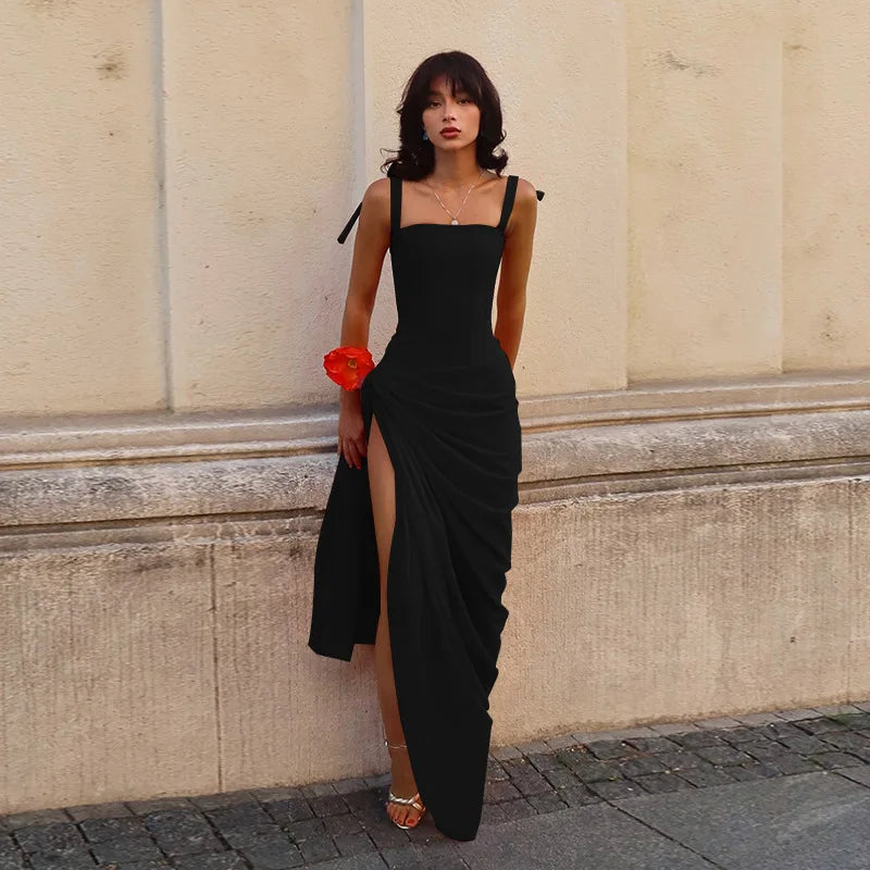 Sharing This Lonely View Maxi Dress