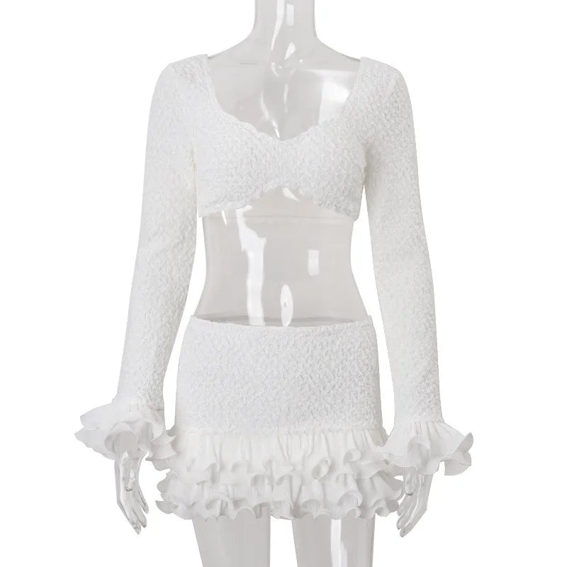 Women Don’t Wait Skirt Set