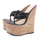 Minimalist Wedges Mules Sandals