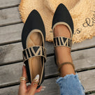 Knitted Elastic Band Mesh Flat Shoes