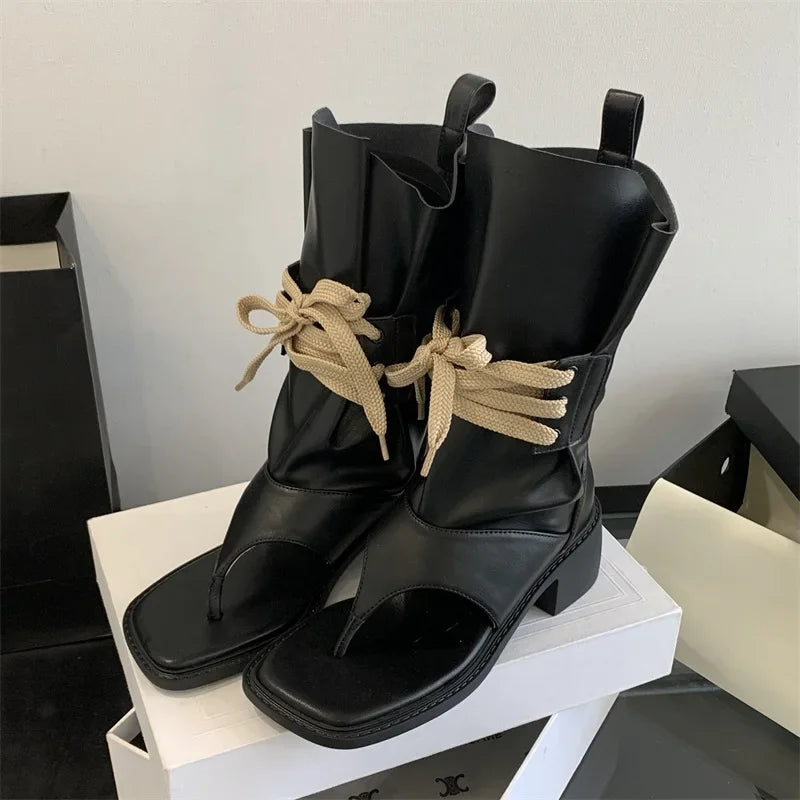 Fame Feels Mis-Calf Boots