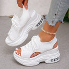 Mesh Breathable Non-Slip Wedges Sandals