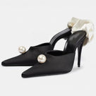 Heartbreak Made Gold Mules Shoes