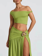 Crown On Repeat Skirt Set