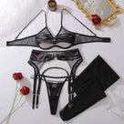 Hollow Breast Bra Ring Lingerie