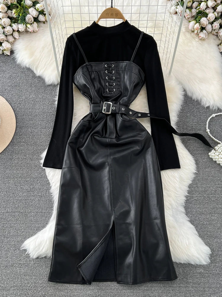 fantasy midi dress ALL A FANTASY SWEATER MIDI DRESS