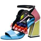 Time Traveler Chunky Heels Sandals