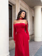Coffin Rose Maxi Dress