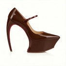 Pointed Toe Curved Stiletto Shoes