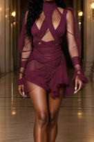 Kissed by Fury Mini Dress