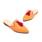 Animal Print Tassels Mules Shoes