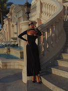 Coffin Rose Maxi Dress