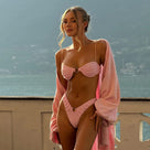 O-Ring Solid Spaghetti Straps Two Piece