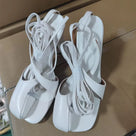 Lace-Up Spilt Toe Pump Shoes