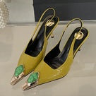 Teddy Tantrum Slingback Shoes