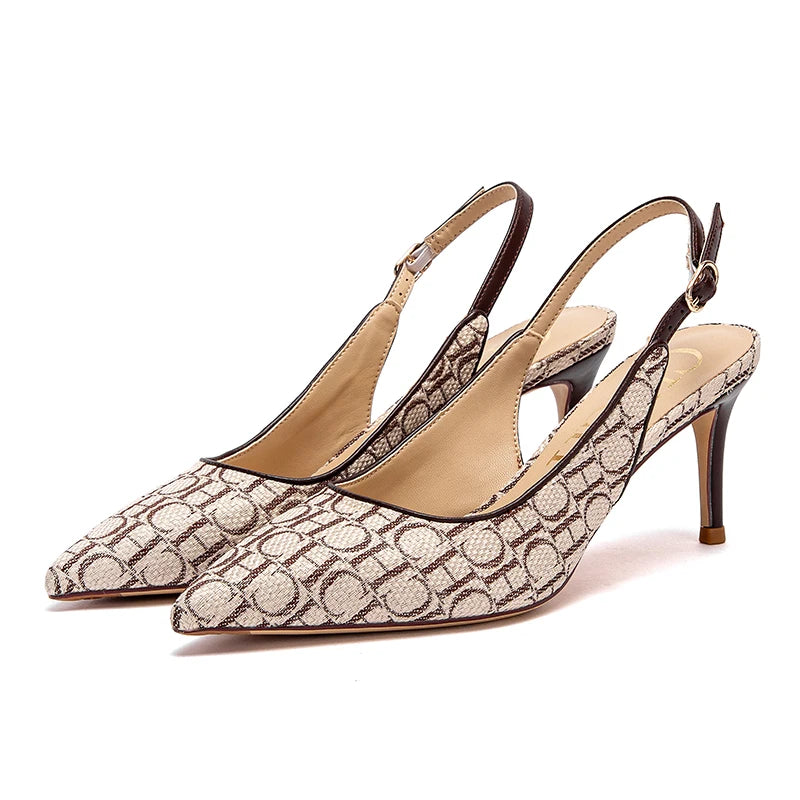 She Owed Nothing Slingback Shoes