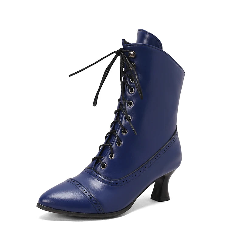 Iron Rose Ankle Boots
