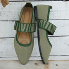 Knitted Elastic Band Mesh Flat Shoes