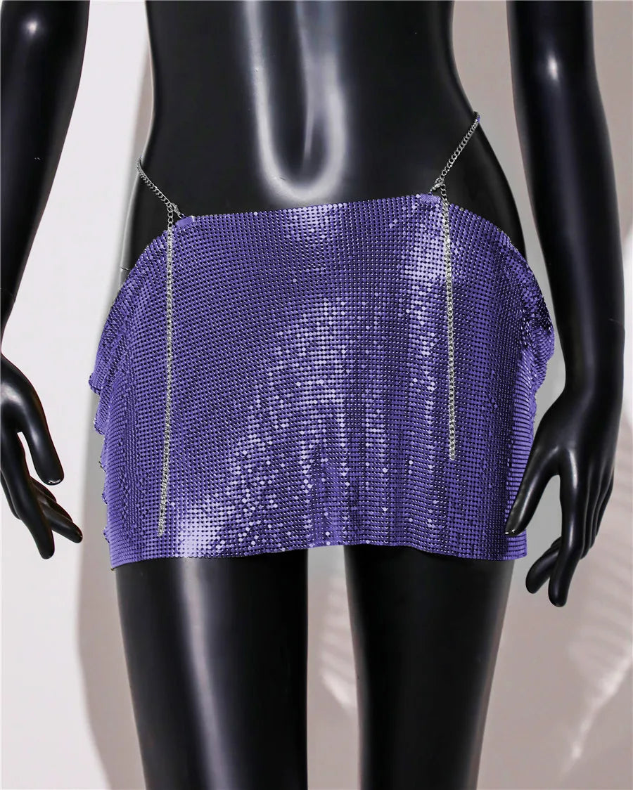 Silent Night Mini Skirt