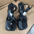 Lace-Up Spilt Toe Pump Shoes