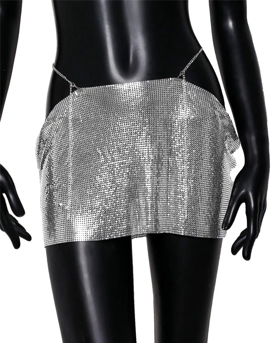 Silent Night Mini Skirt