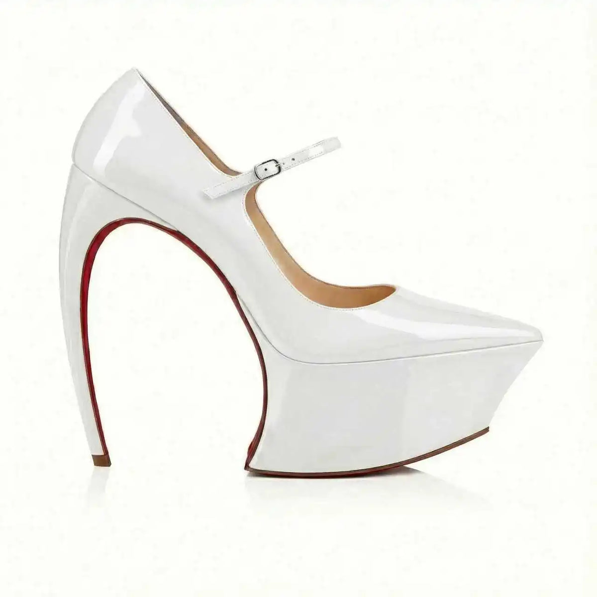 Pointed Toe Curved Stiletto Shoes
