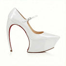 Pointed Toe Curved Stiletto Shoes