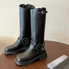 Made The Conversation Knee-Hgih Boots