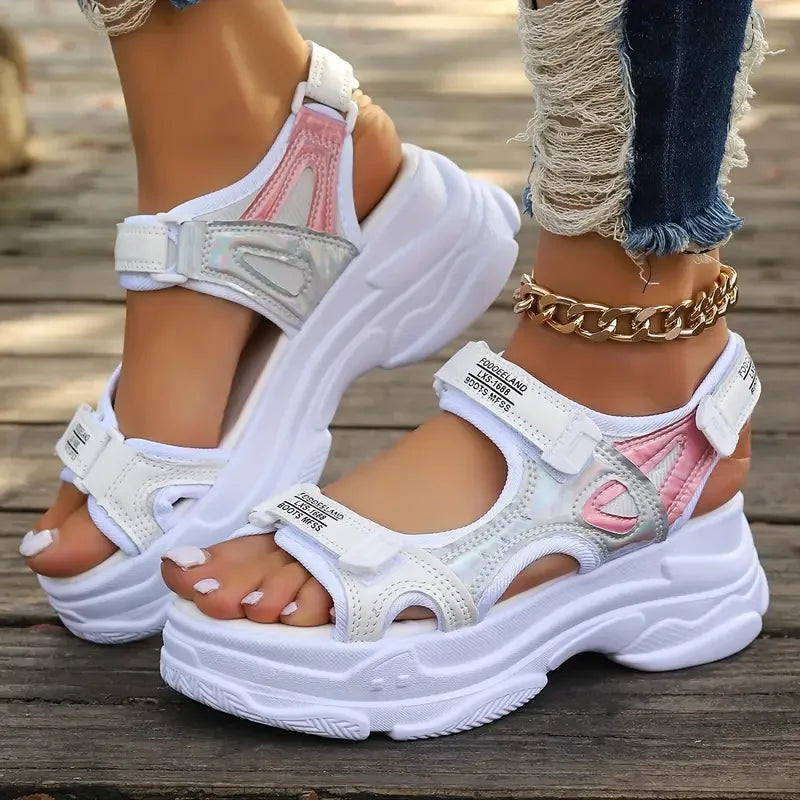 Comfortable Thick-soled Wedges Sandals