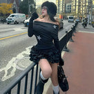 Love Is A War Skirt Set