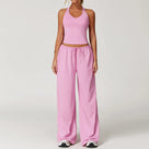 Performance Activewear Solid Pants Set