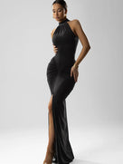 Cold Feelings At Night Maxi Dress