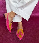 Pointy Toe Tassels Slingback Flat Shoes