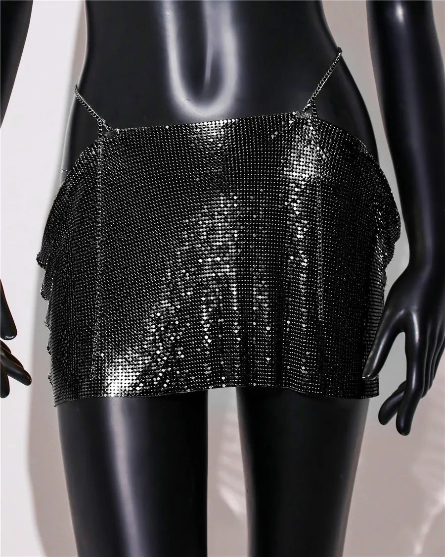 Silent Night Mini Skirt