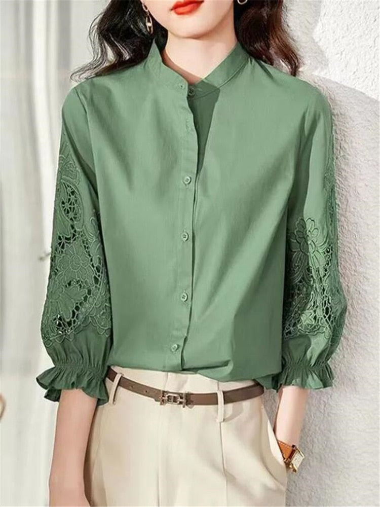 Falling Down Like Pieces Blouse