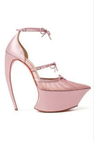 Pointed Toe Curved Stiletto Shoes