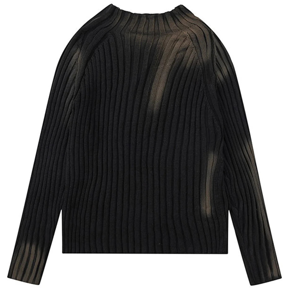 Tie Dye Y2K Pullover Sweater