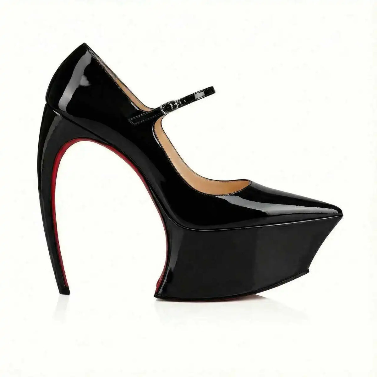 Pointed Toe Curved Stiletto Shoes