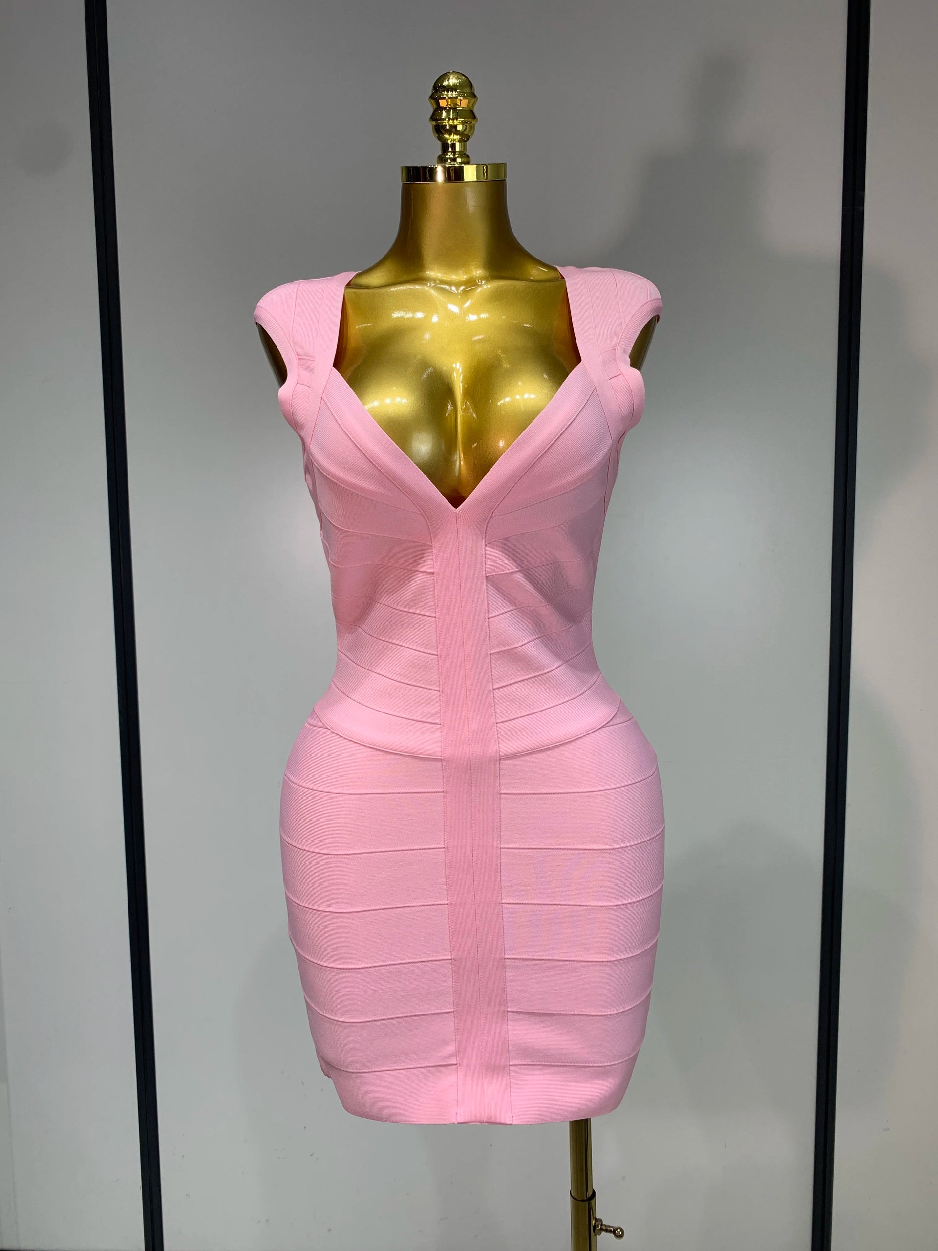 Deep V-neck Bodycon Mini Dress Maimoco Deep V-neck Bodycon Mini Dress Maimoco