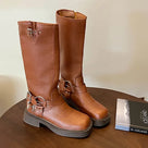 Made The Conversation Knee-Hgih Boots